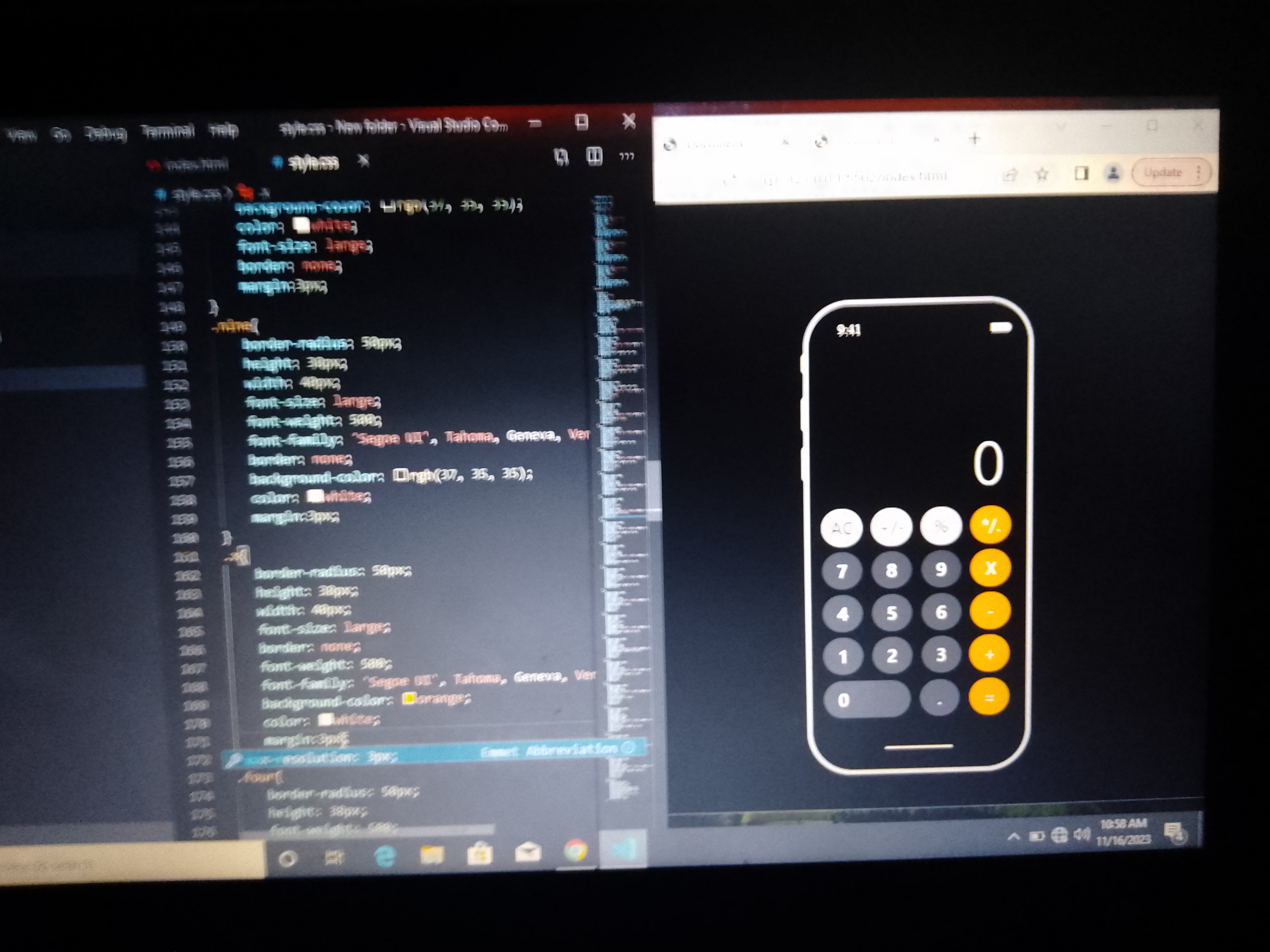 login form page image